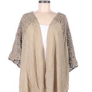 Steve Madden Tan Lace Kimono